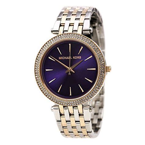 michael kors darci two tone watch purple|Amazon.com: Michael Kors Darci Watch.